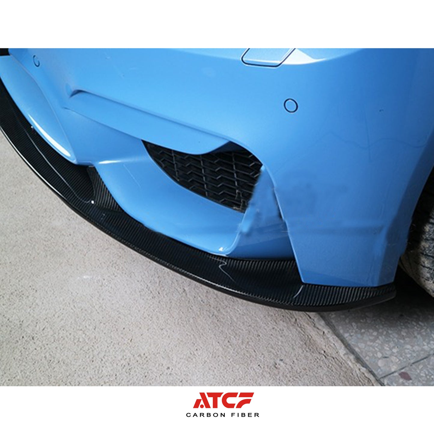 Spoiler anteriore 3D in fibra di carbonio per BMW F80/F81/F82/F83