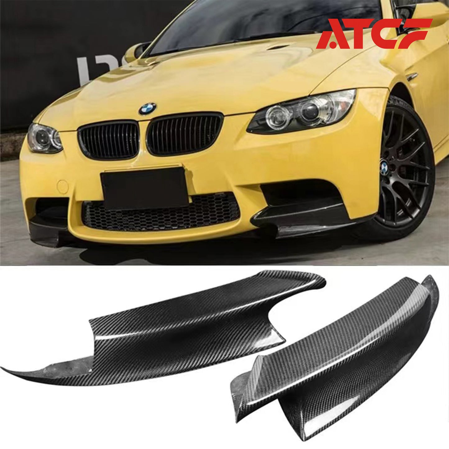 Paraurti anteriore BMW E92 M3 in fibra di carbonio