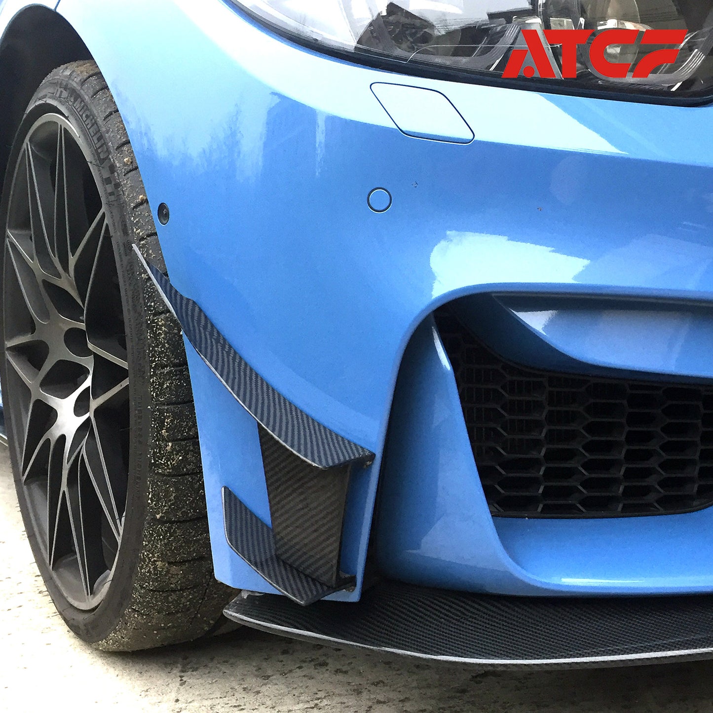 Canard anteriori MAD in fibra di carbonio per BMW F80 F82 F83