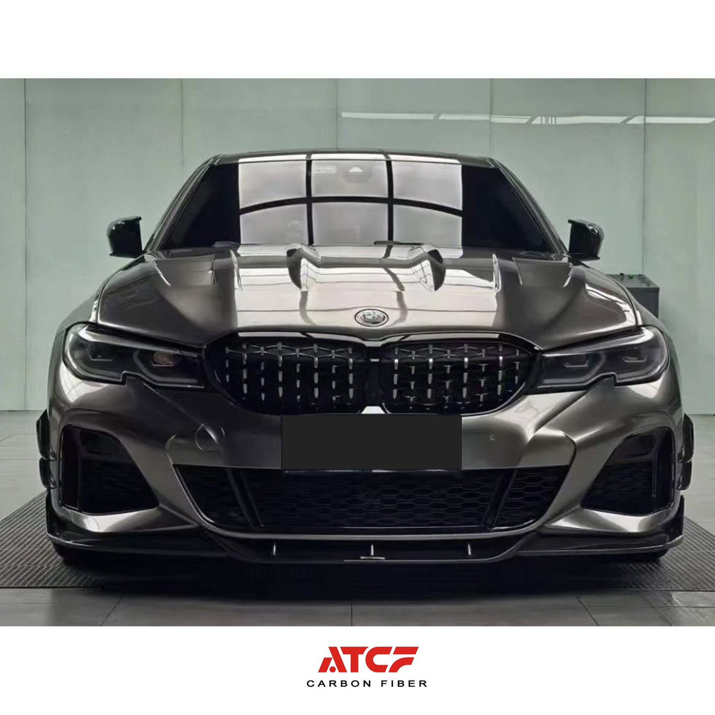 BMW G20 Pre LCI Front Lip V1 Carbon Fiber 3 Series 330i M340i