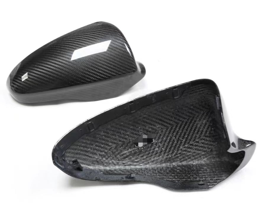 Calotte degli specchietti retrovisori in fibra di carbonio a secco per BMW X5