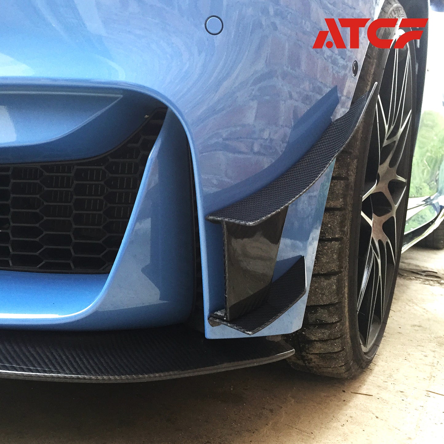 BMW F80 F82 F83 Carbon Fiber MAD Front Canards