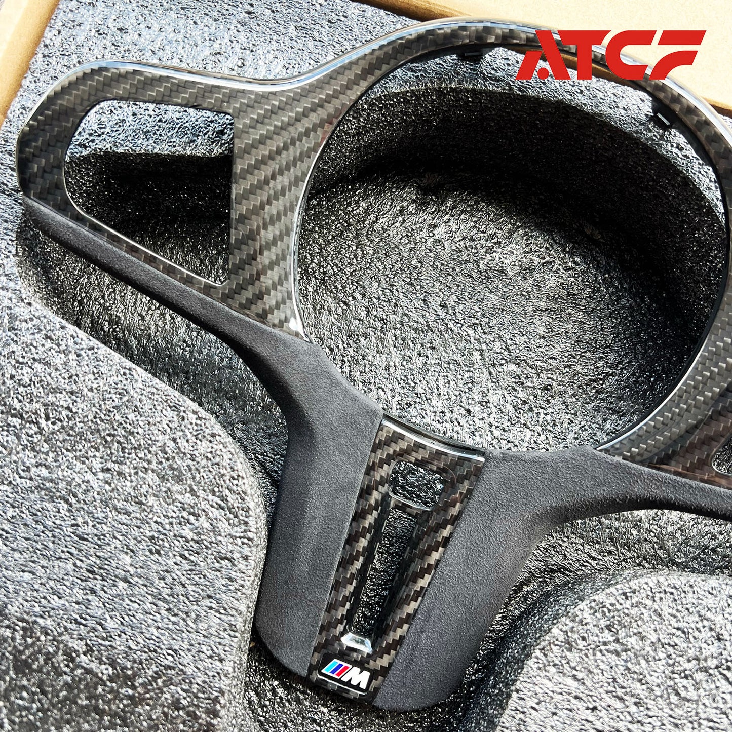 Rivestimento del volante in fibra di carbonio per BMW G80/G81/G82/G83/G87 G20 G30