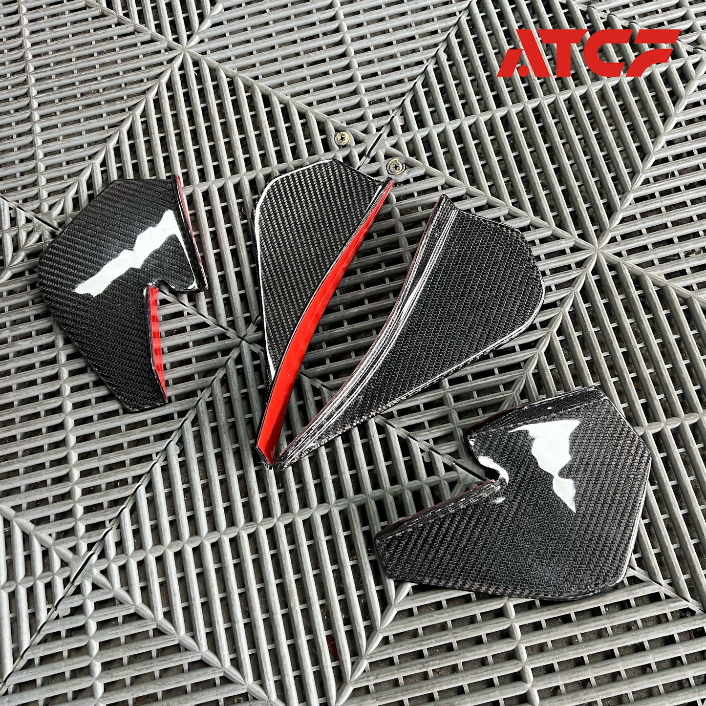 Canard BMW F80 F82 F83 GT4 in fibra di carbonio