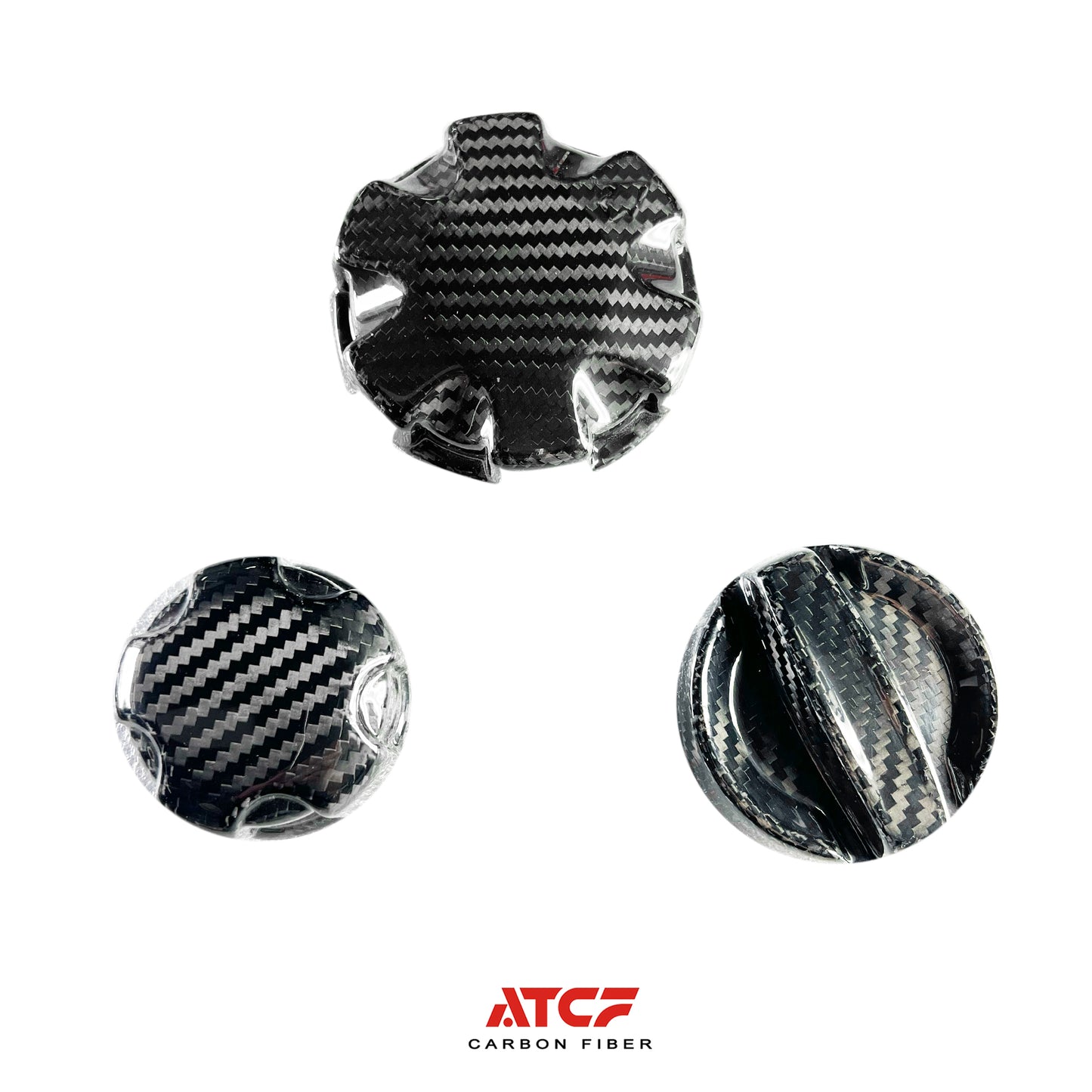 BMW G80 G82 G87 X3M X4M Set di tappi per vano motore in fibra di carbonio