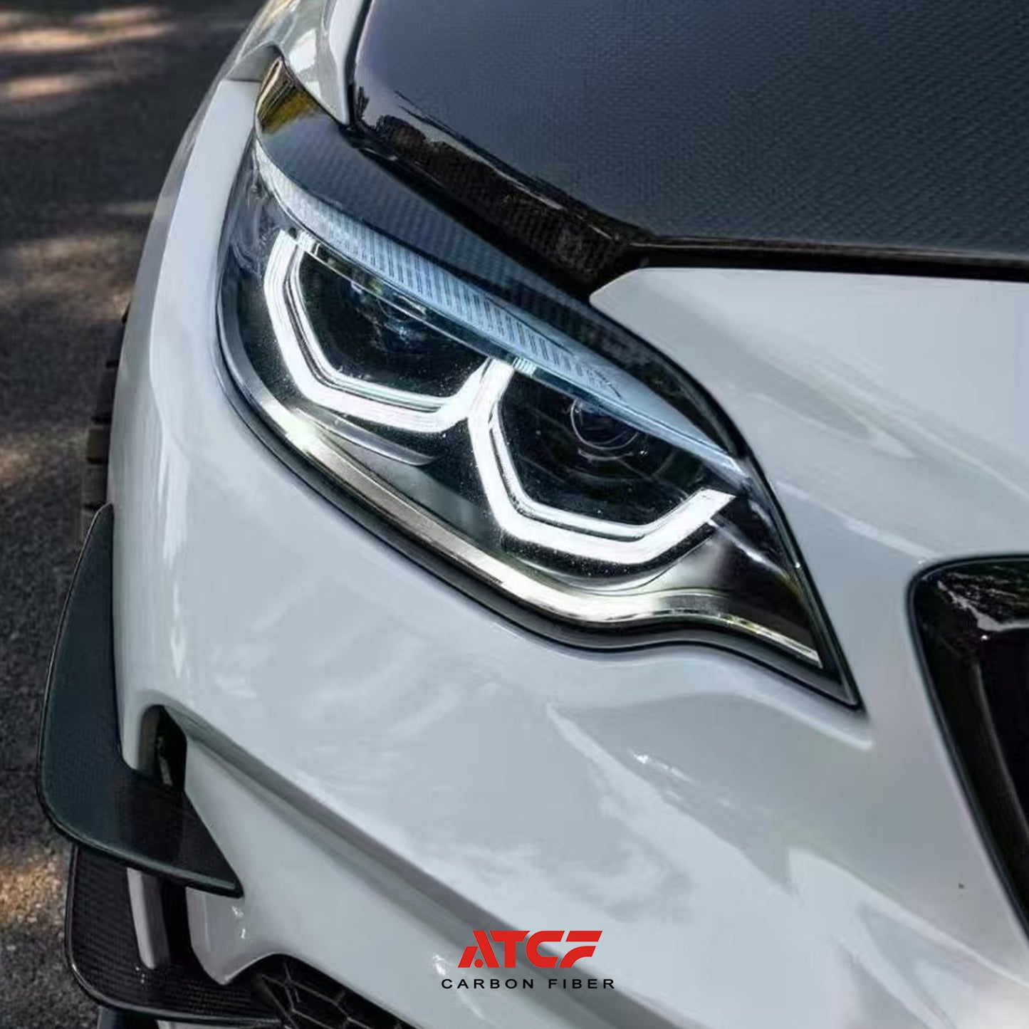 BMW F87 M2 M2C F22 F23 Carbon Fiber Eyebrow