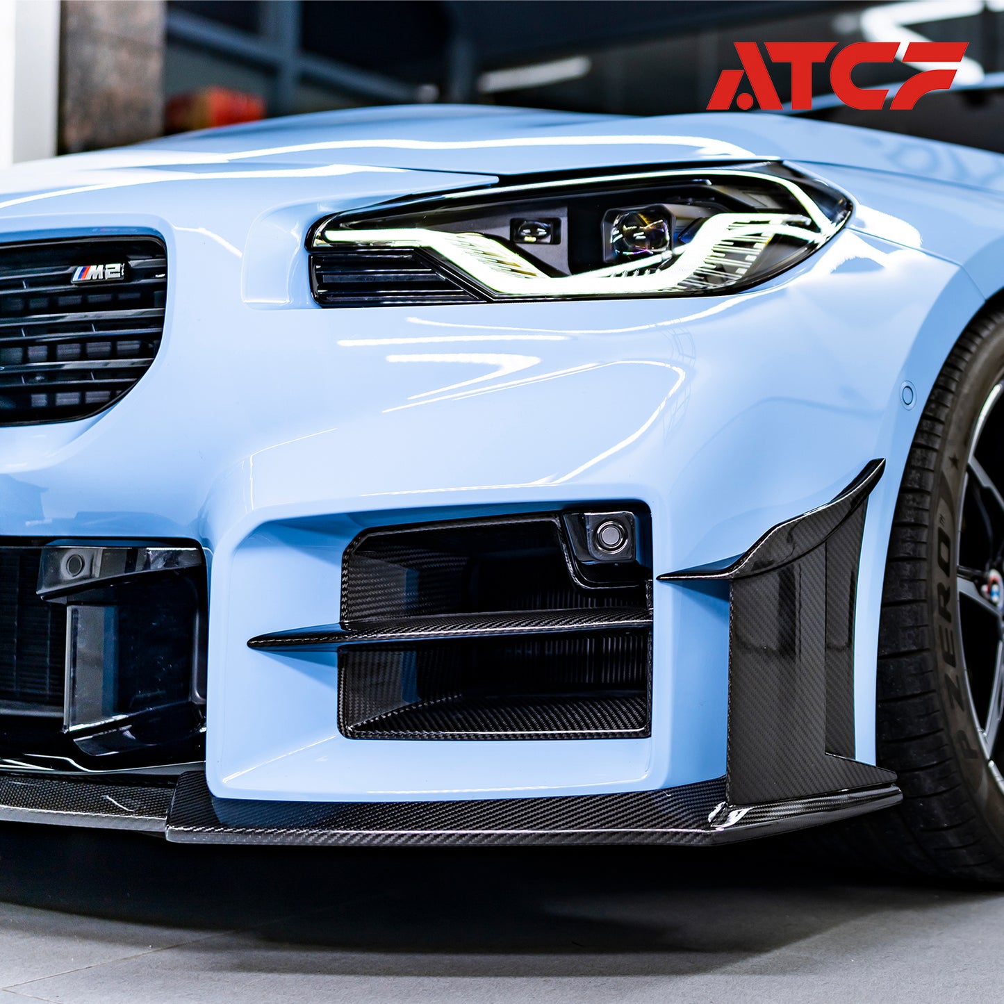 Prese d'aria anteriori in fibra di carbonio per BMW G87 M2