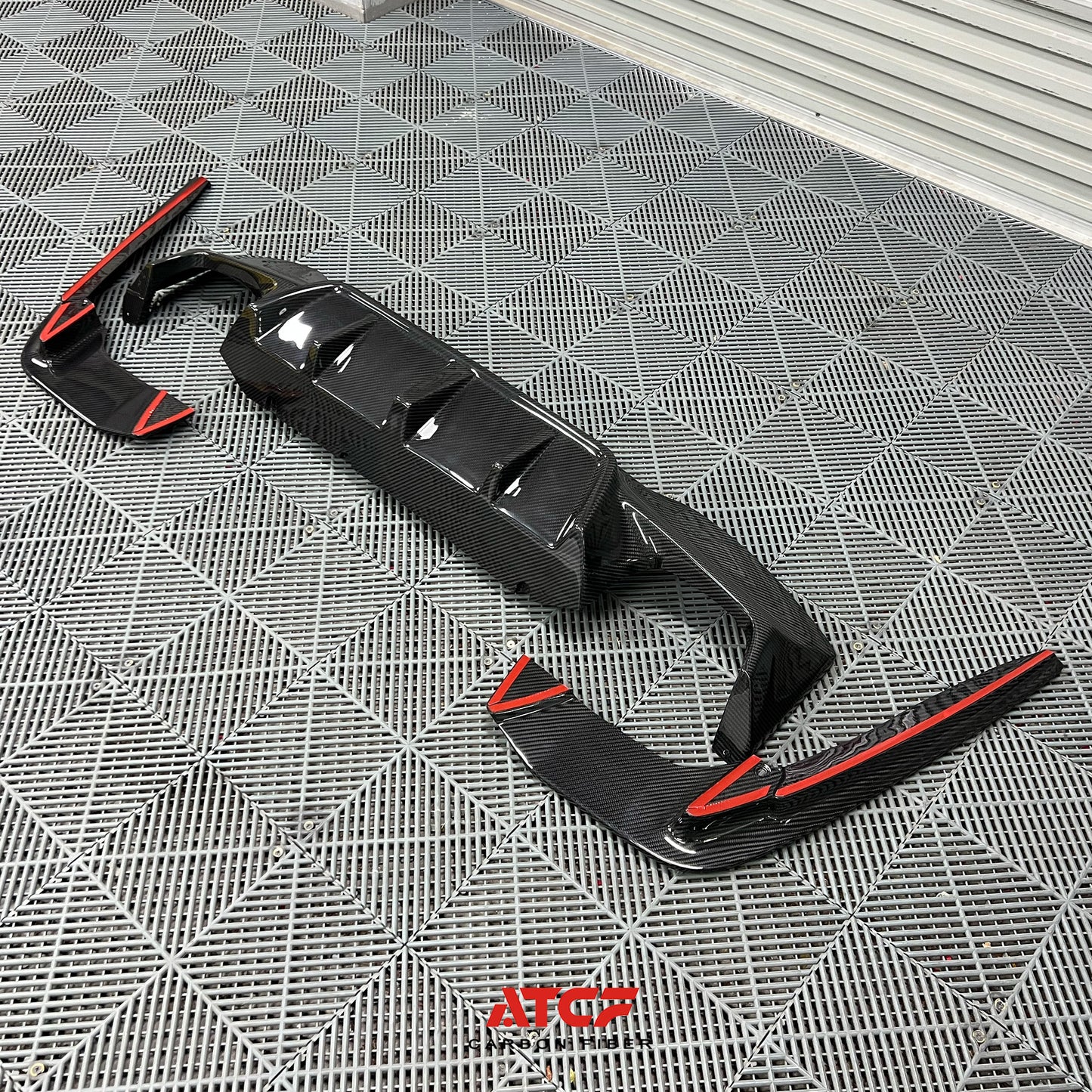 Diffusore 3D in fibra di carbonio per BMW F90 M5