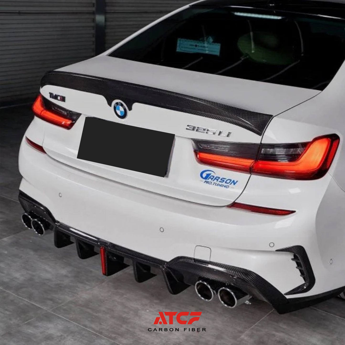 Spoiler posteriore BMW G20 G80 V1 in fibra di carbonio