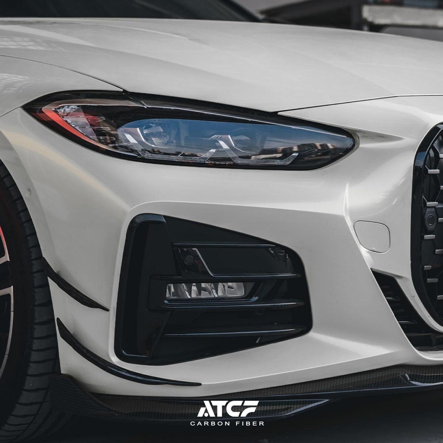 Angoli canard anteriori in fibra di carbonio per BMW G22 G23