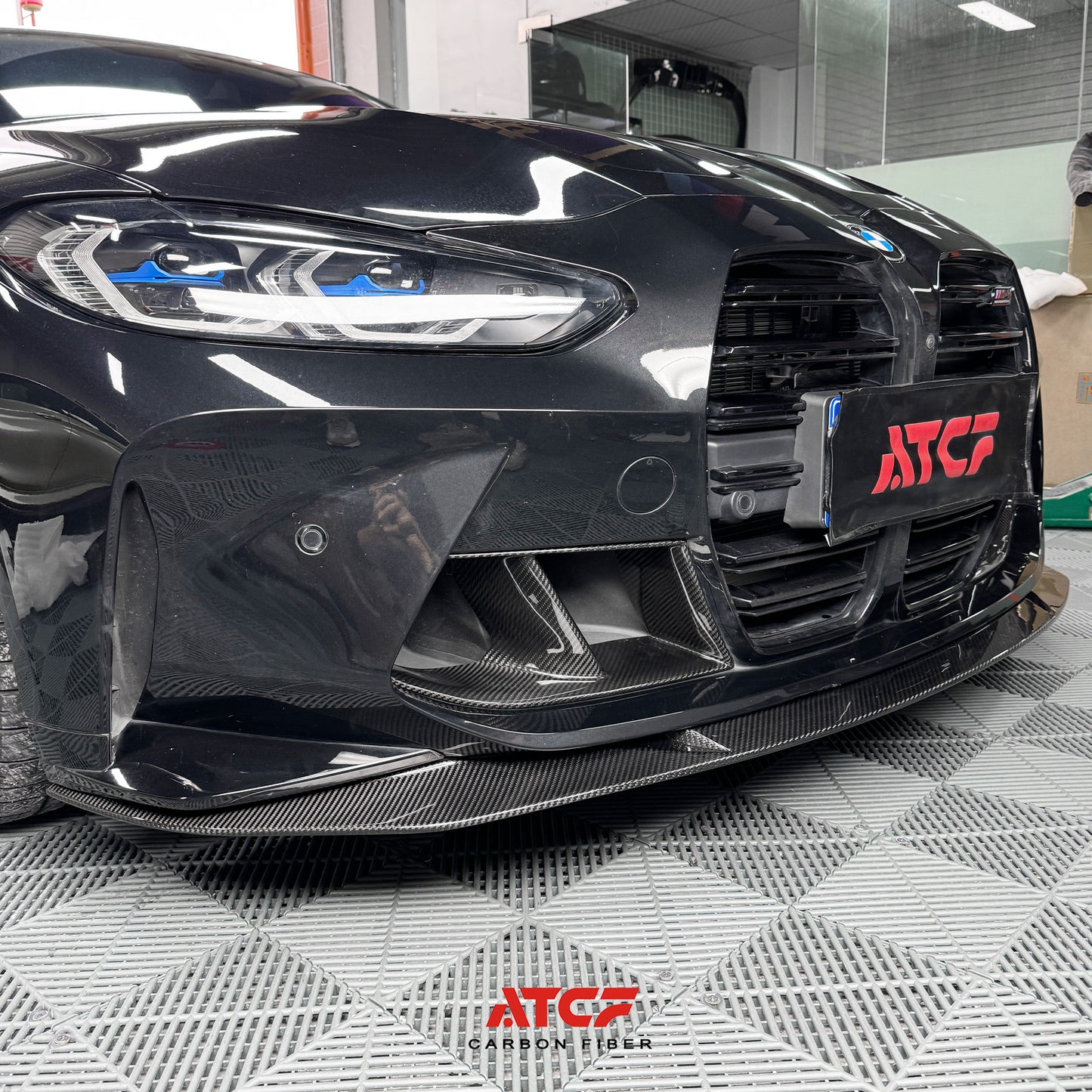 Spoiler anteriore MHC in fibra di carbonio per BMW G80/G81/G82/G83
