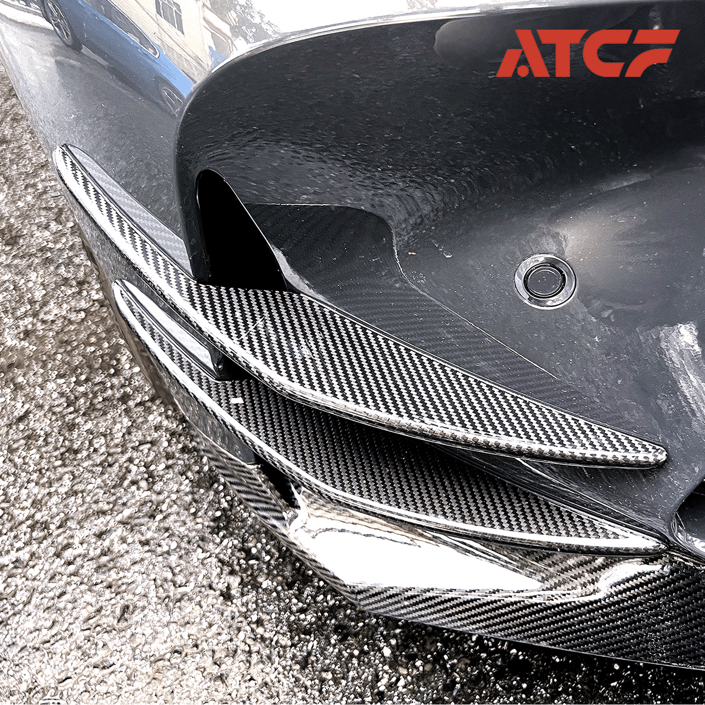 Estensione Canard AC BMW G80/G81/G82/G83 in fibra di carbonio