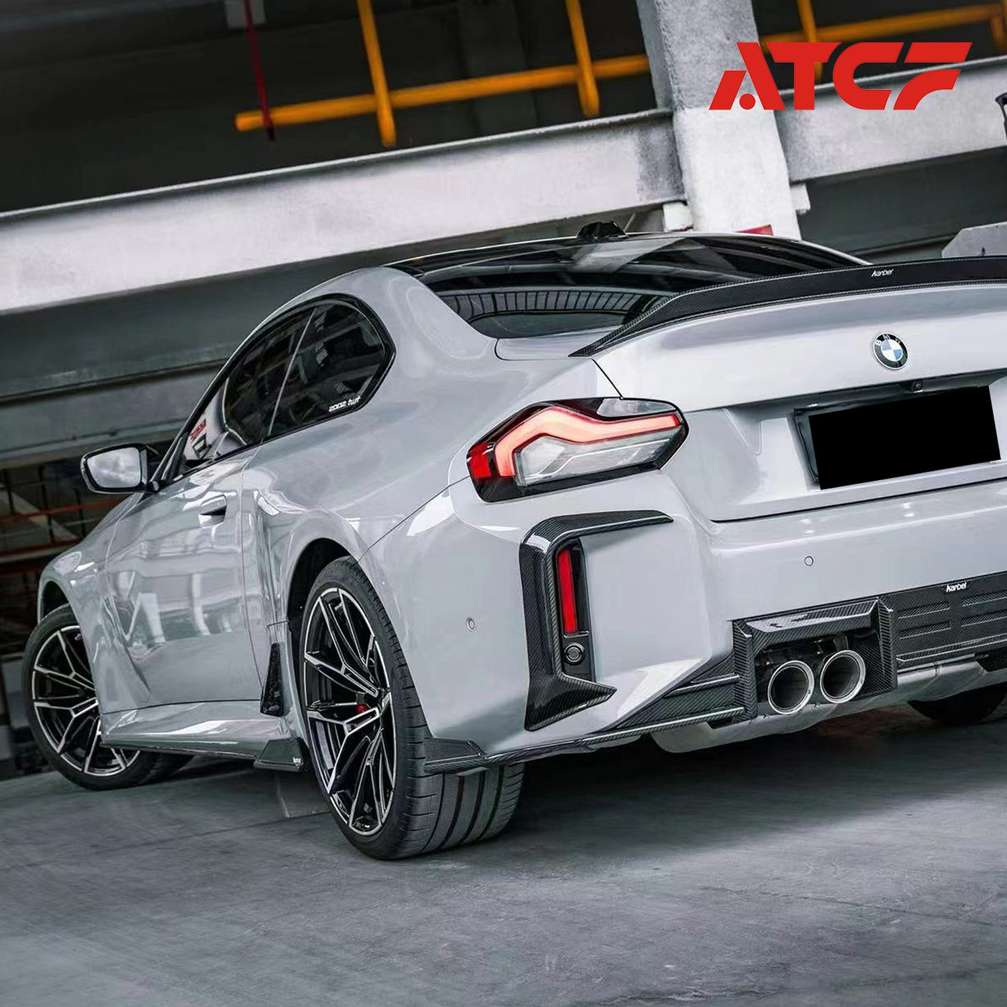 BMW G87 M2 Carbon Fiber Rear Bumper Trims