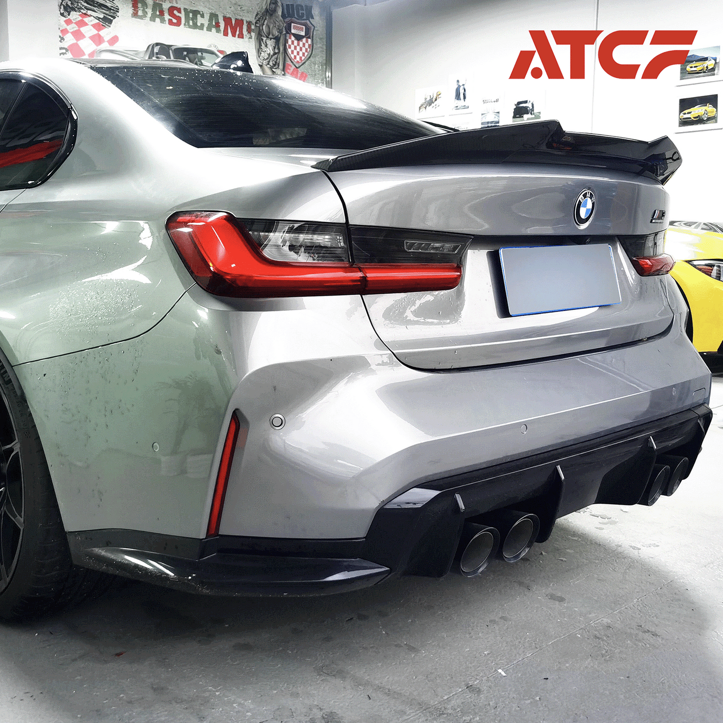 Spoiler PSM in fibra di carbonio per BMW G20/G80/G82