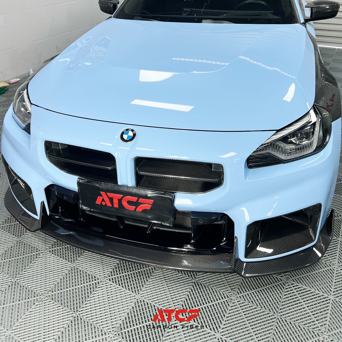 Spoiler anteriore in fibra di carbonio per BMW G87 M2