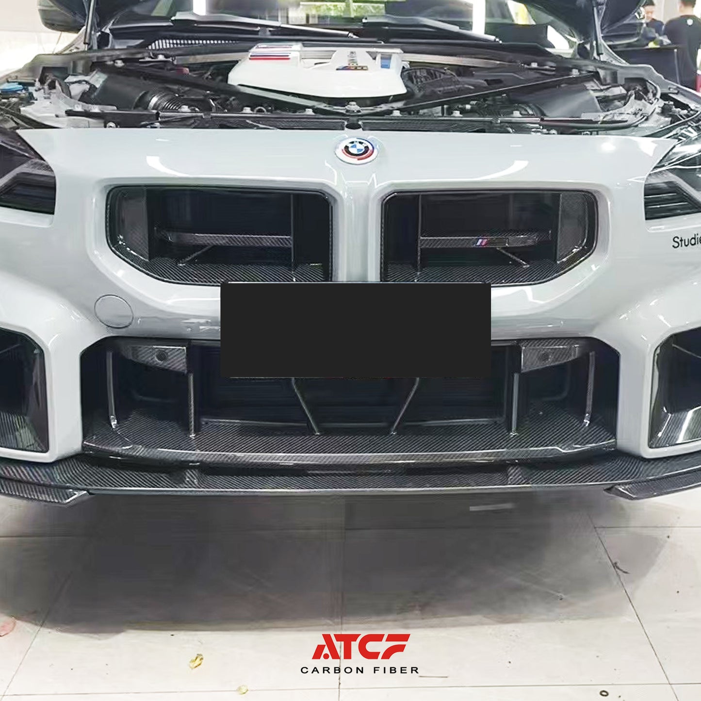 Griglia anteriore in fibra di carbonio CS per BMW G87 M2