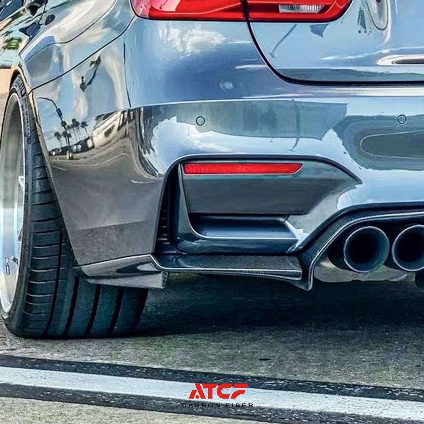 Parafanghi posteriori in fibra di carbonio per BMW F80 F82 F83