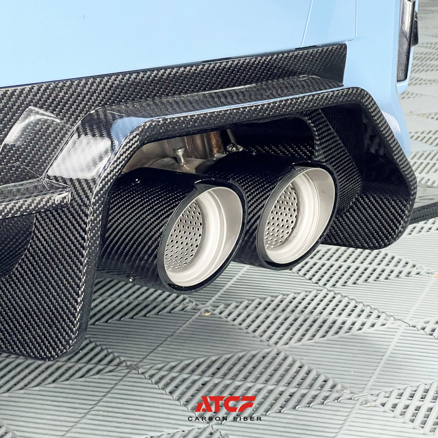 Terminali di scarico in fibra di carbonio per BMW G80/G81/G82/G83/G87