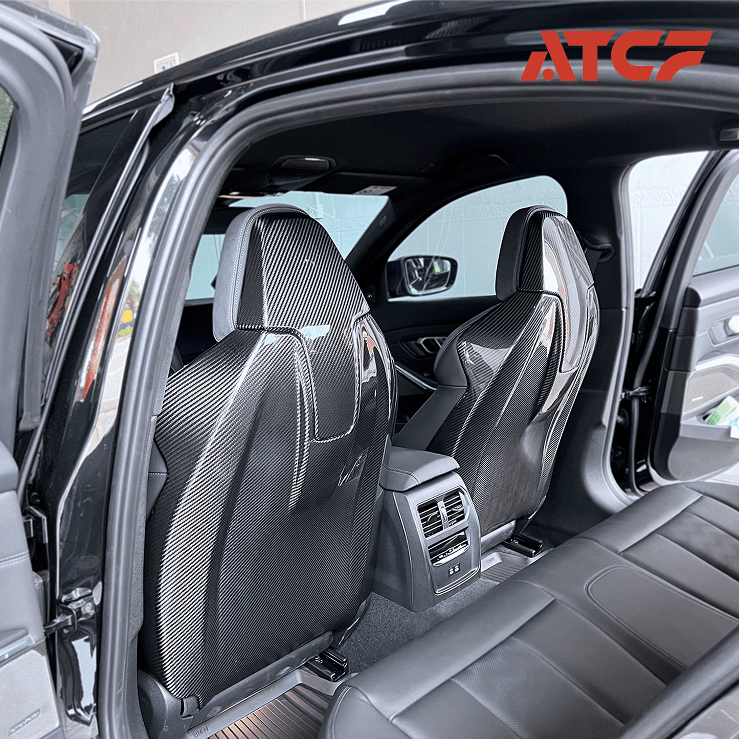 Rivestimento schienale sedile in fibra di carbonio per BMW G80/G81/G82/G83/G87/G42/G22