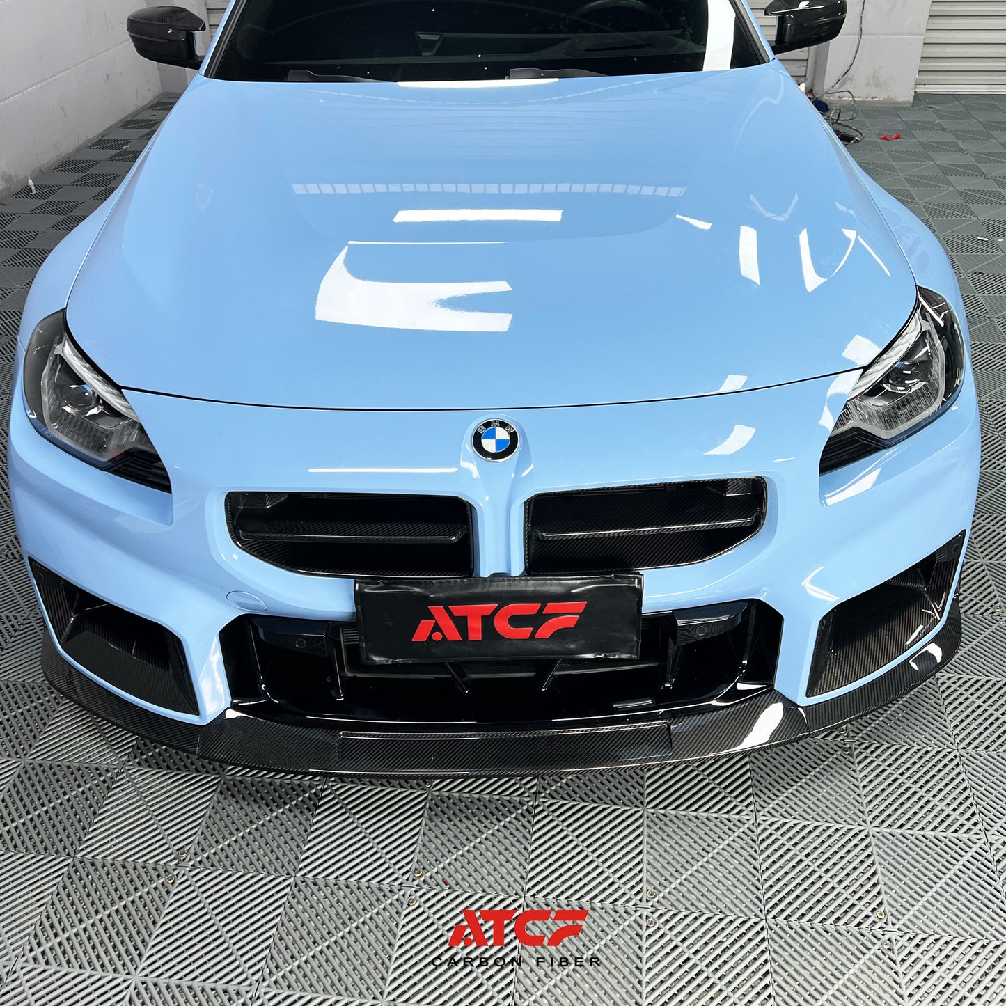 Spoiler anteriore in fibra di carbonio AT V2 per BMW G87 M2