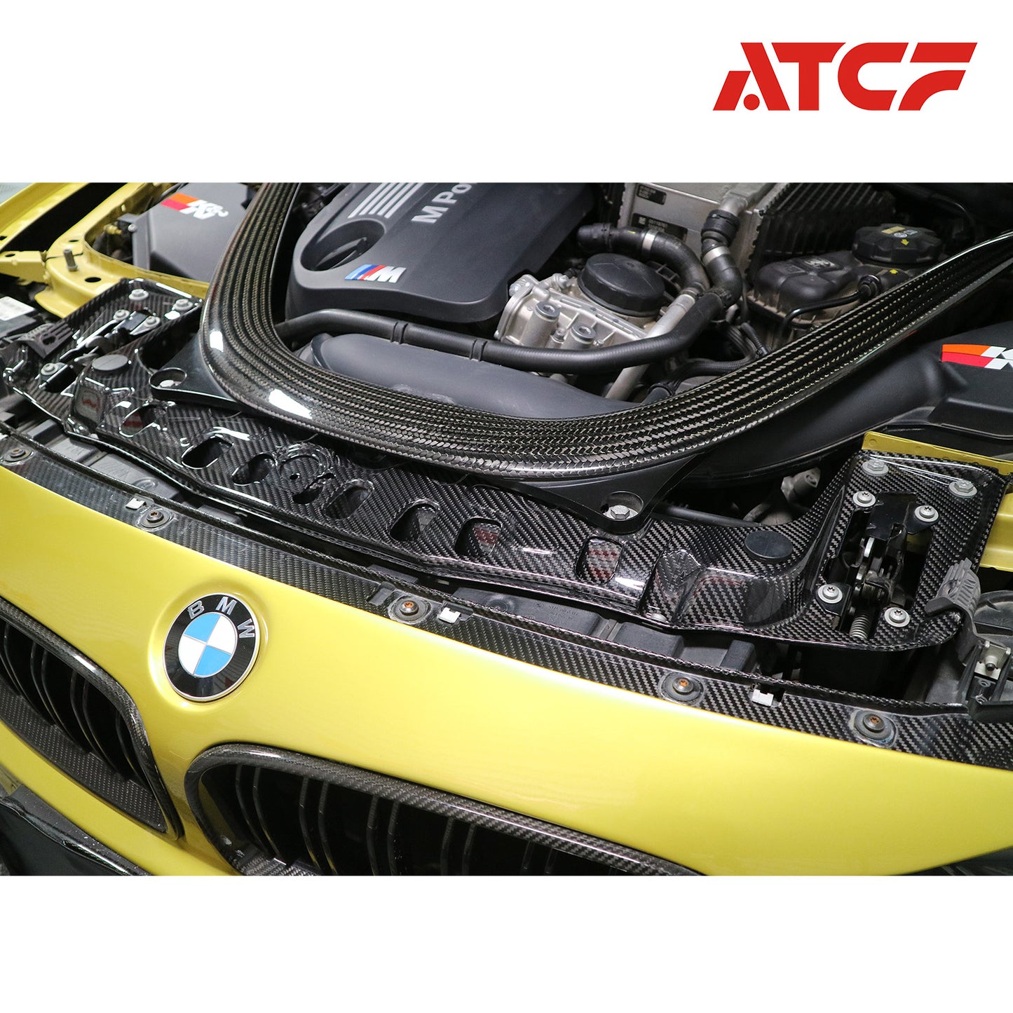 Pannello di raffreddamento in fibra di carbonio per BMW F80/F81/F82/F83 F87 F30 F22 F32