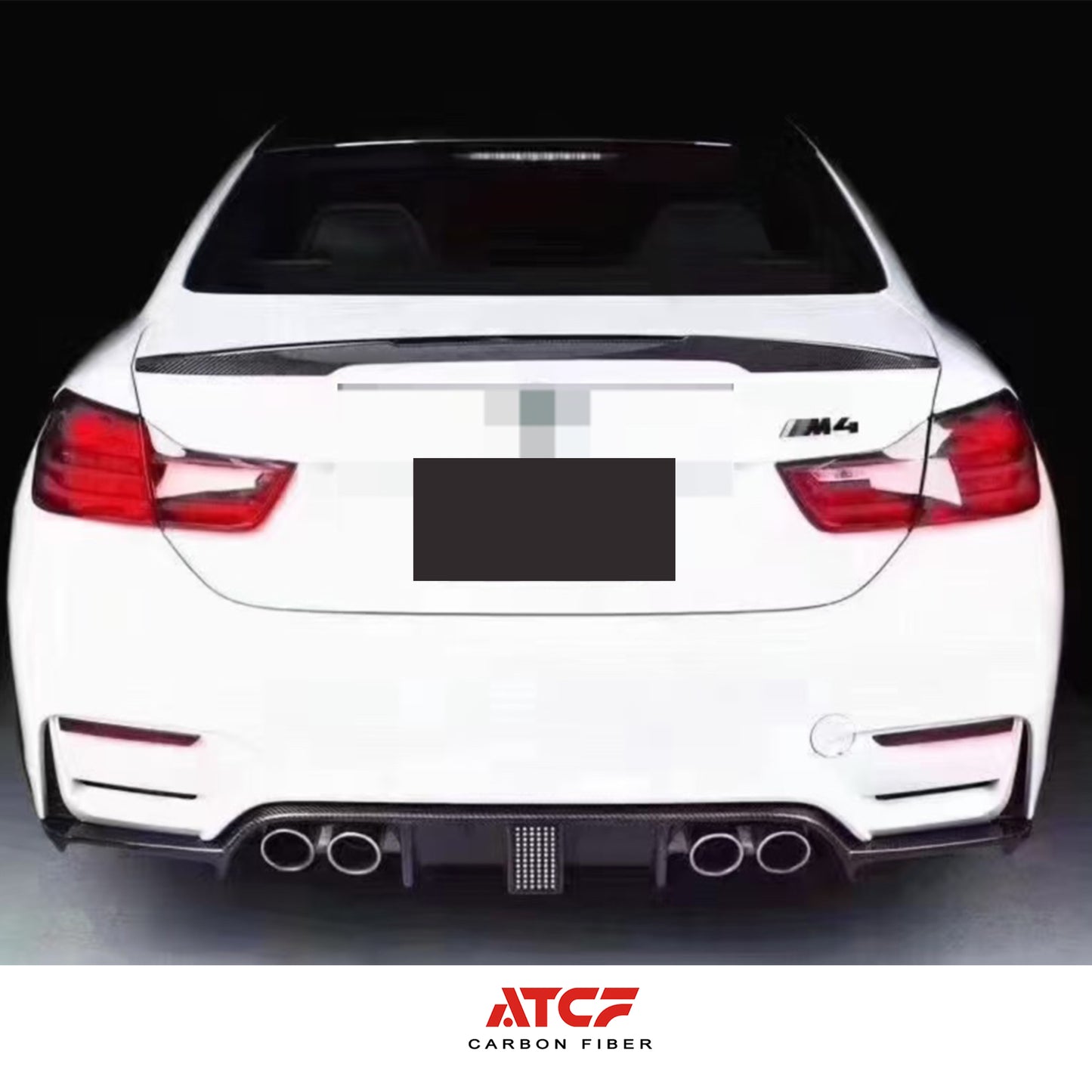 BMW F80 F82 F83 Diffuser with light carbon