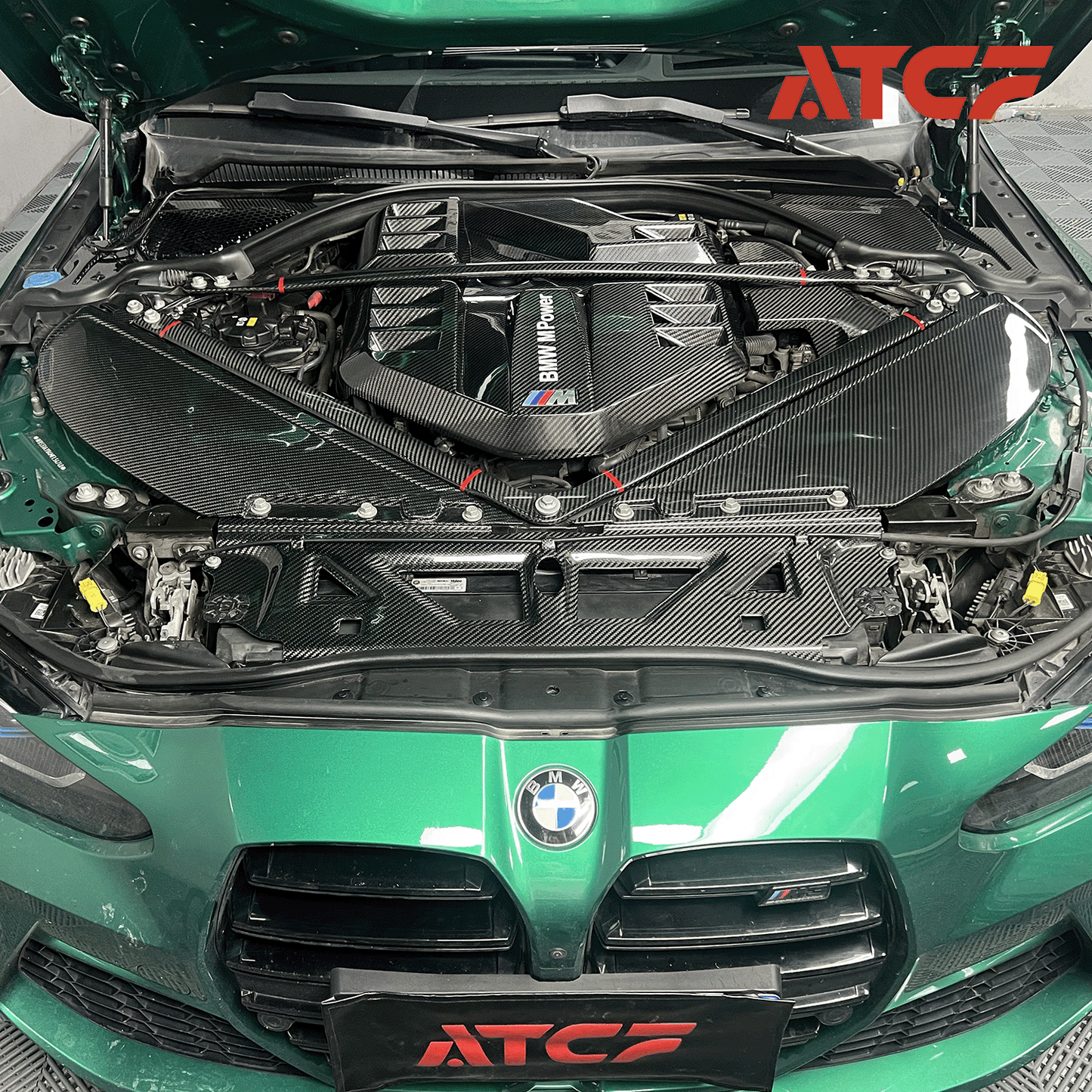 Copertura della presa d'aria in fibra di carbonio per BMW G80/G81/G82/G83/G87