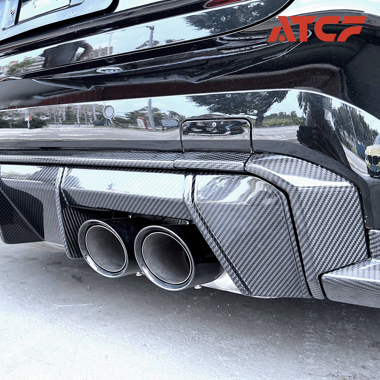 Diffusore in fibra di carbonio stile MP per BMW G80/G81/G82/G83
