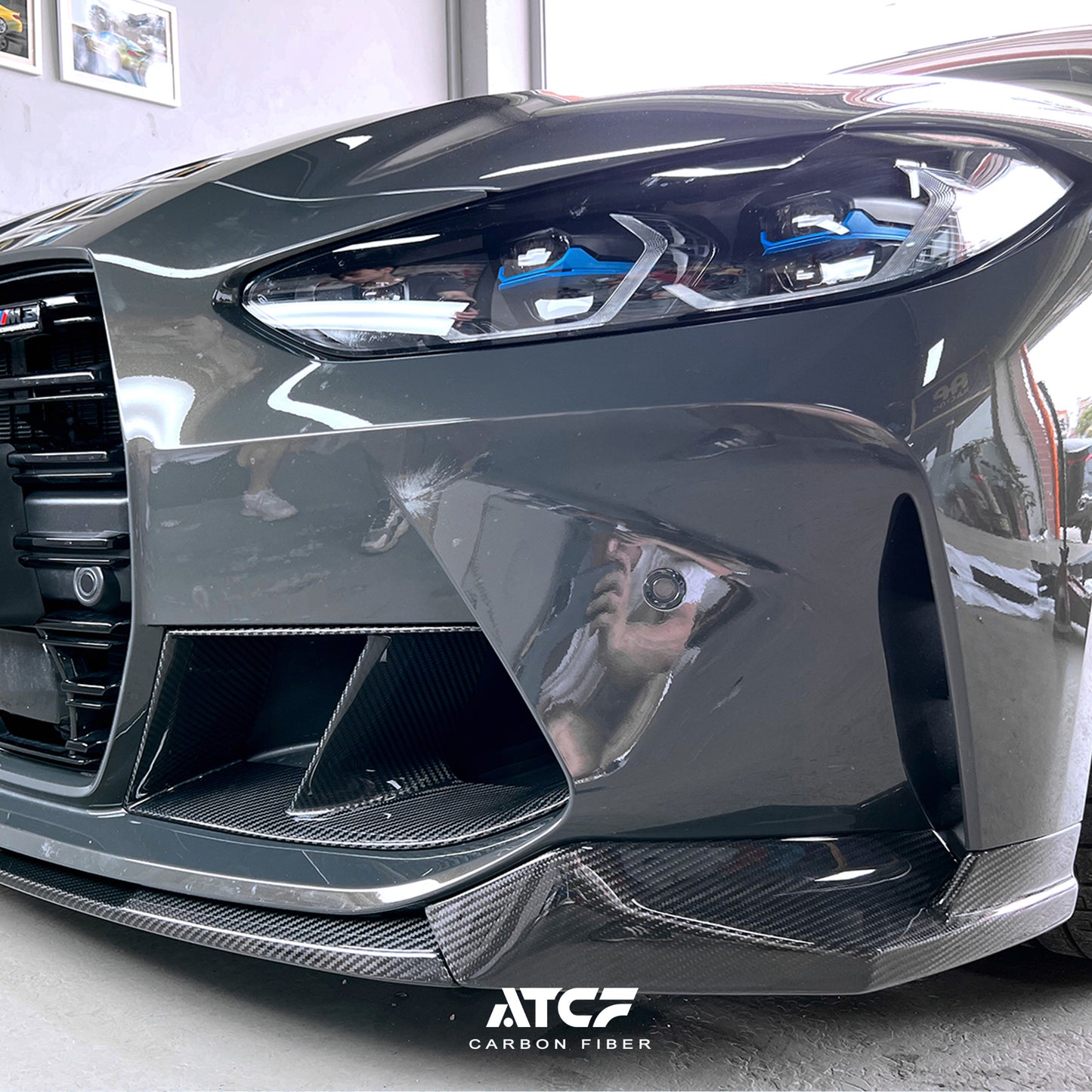 Spoiler anteriore MP in fibra di carbonio per BMW G80/G81/G82/G83