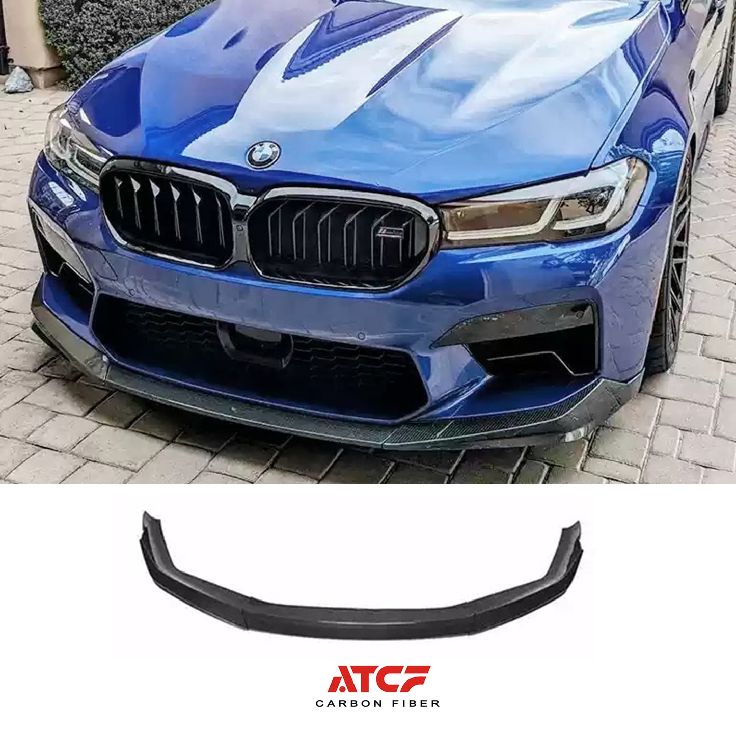 Spoiler anteriore in fibra di carbonio MP per BMW F90 M5 LCI