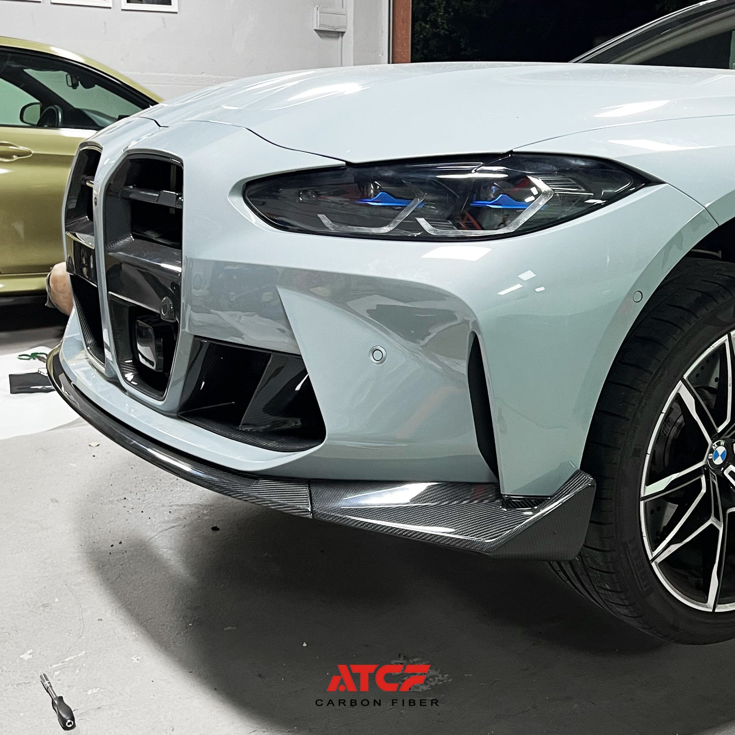 Spoiler anteriore in fibra di carbonio stile CSL per BMW G80/G81/G82/G83