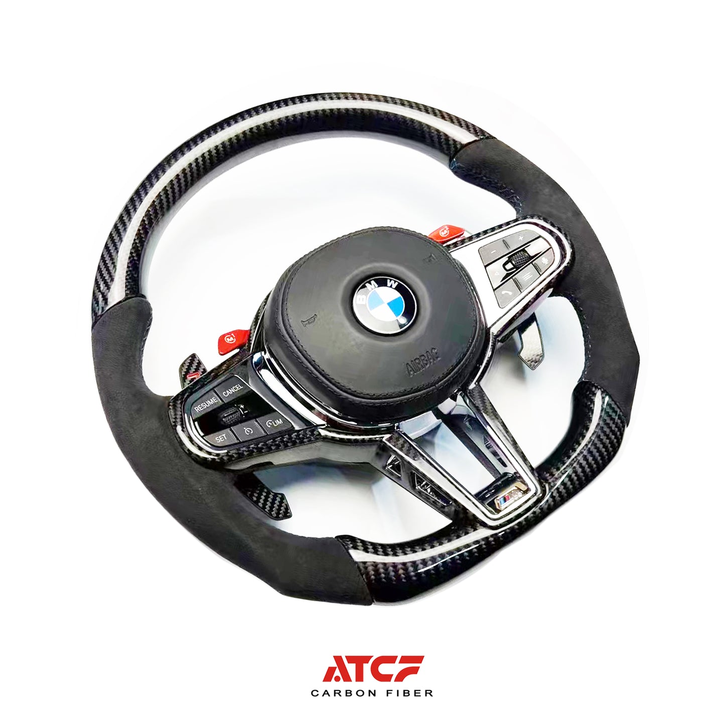 Volante in fibra di carbonio BMW G80/G81/G82/G83/87 G20 G30 Nuovo stile CS