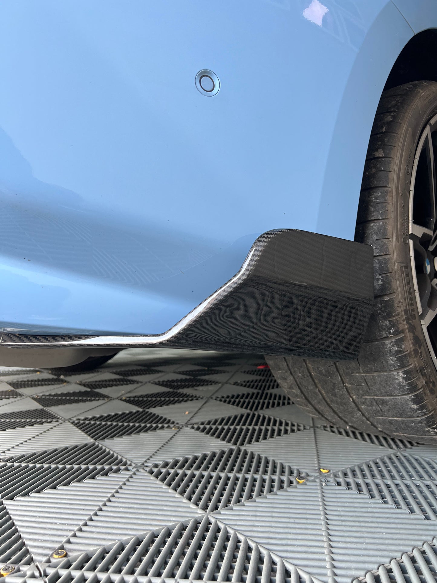 Splitter posteriori in fibra di carbonio per BMW G87 M2