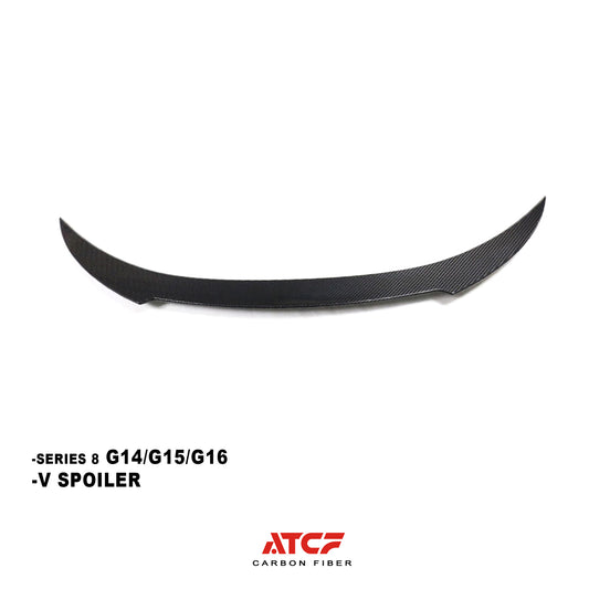 BMW 8series G14 G15 G16 Carbon Fiber Spoiler