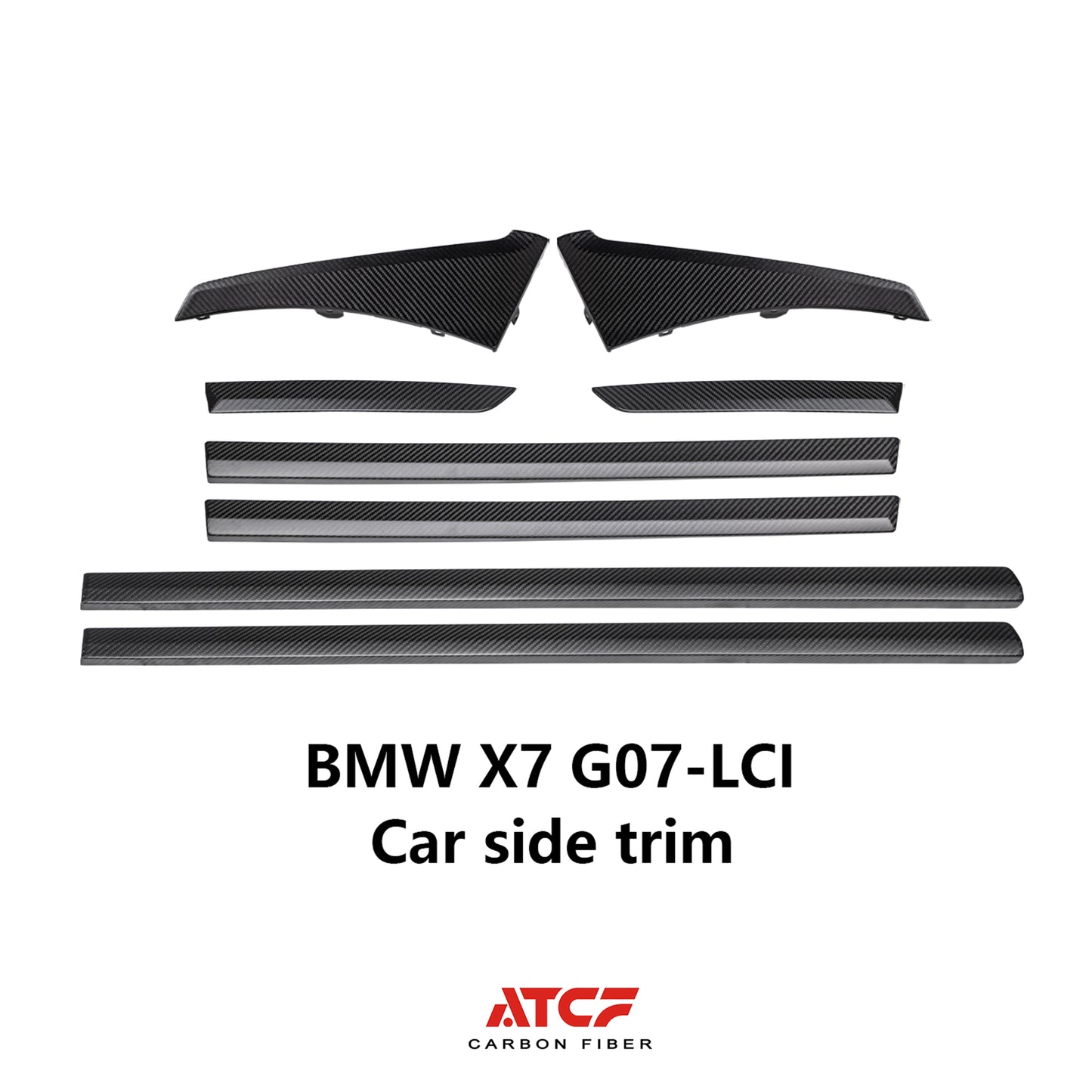 Spoiler/alettone superiore in fibra di carbonio per BMW X5 G05 LCI