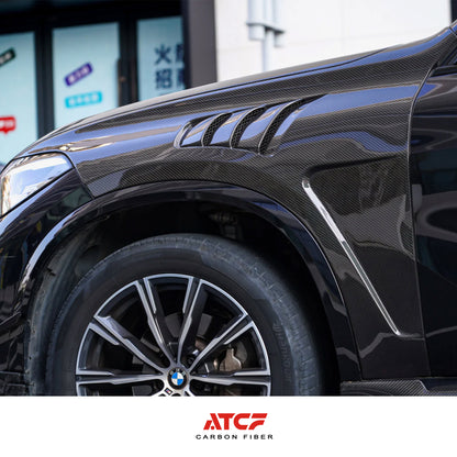 Spoiler/alettone superiore in fibra di carbonio per BMW X5 G05 LCI