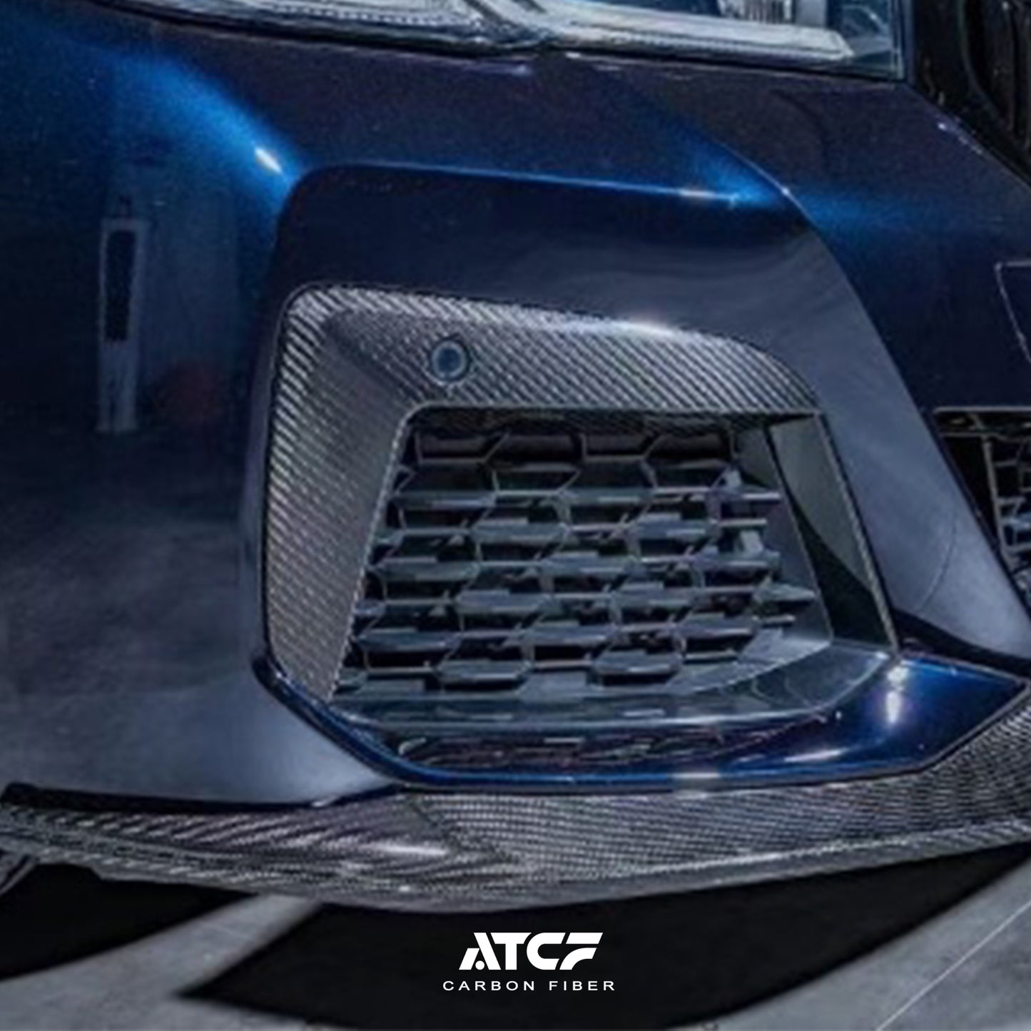 Labbro anteriore in fibra di carbonio per BMW G22 G23