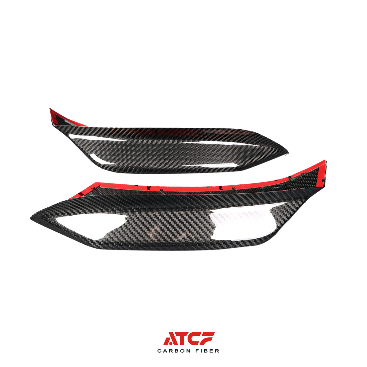 BMW F80 F82 F83  Dry Carbon Fiber Front Upper Flaps with curve
