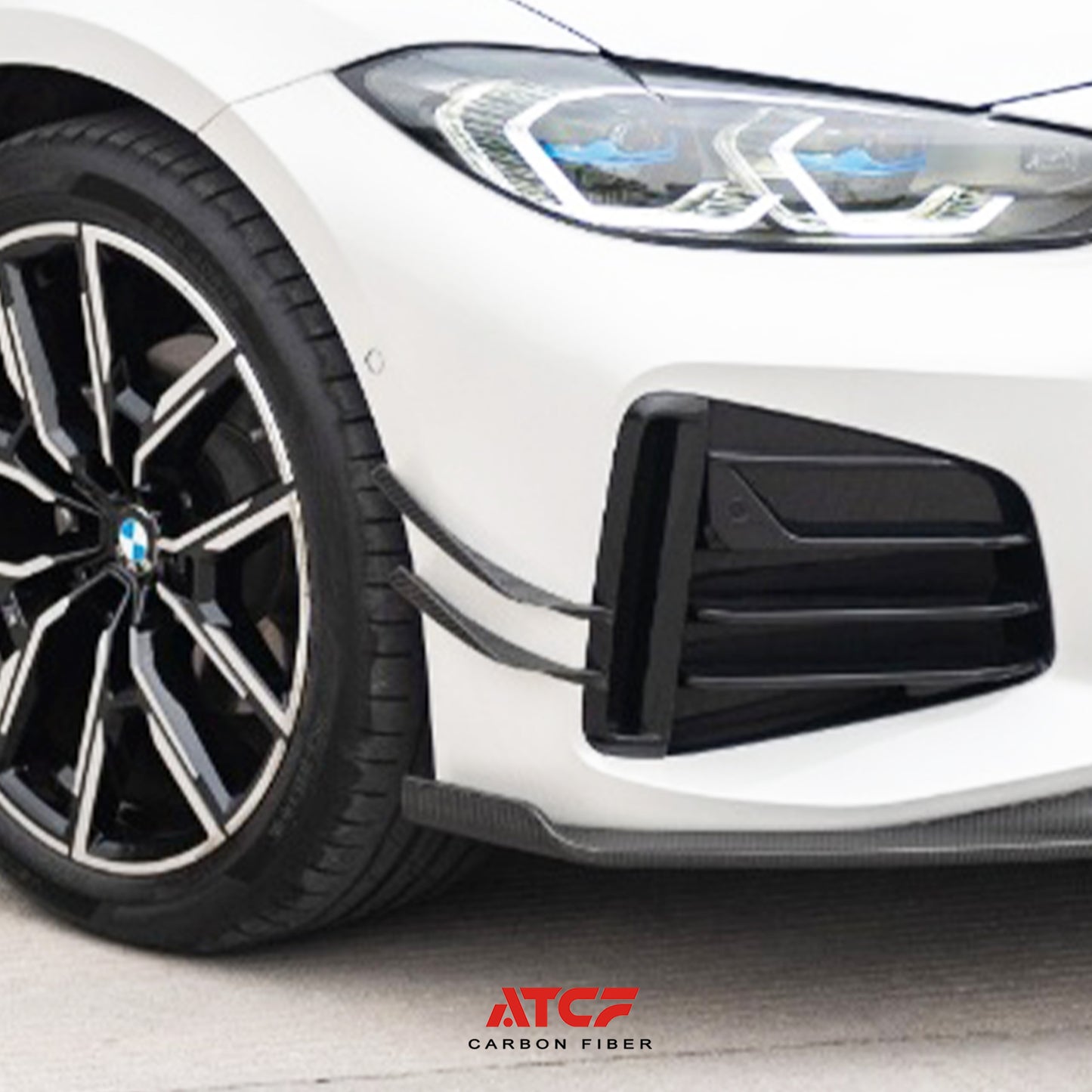 Labbro anteriore in fibra di carbonio per BMW G22 G23