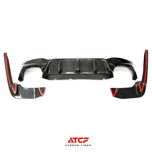 Diffusore 3D in fibra di carbonio per BMW F90 M5