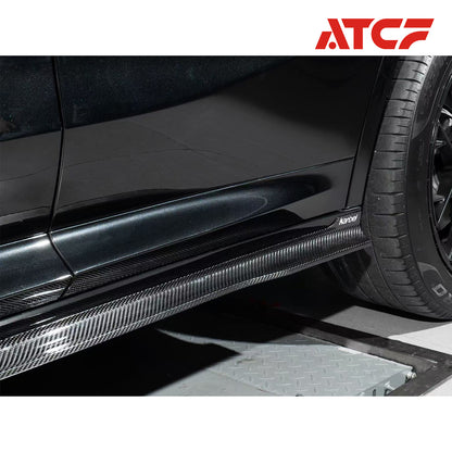 BMW F98 X4M LCI Carbon Fiber Side Skirts