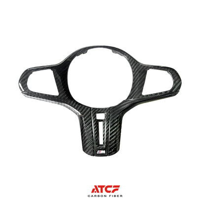 BMW G80/G81/G82/G83/G87 G20 G22 G42 Carbon Fiber Steering Wheel Trim