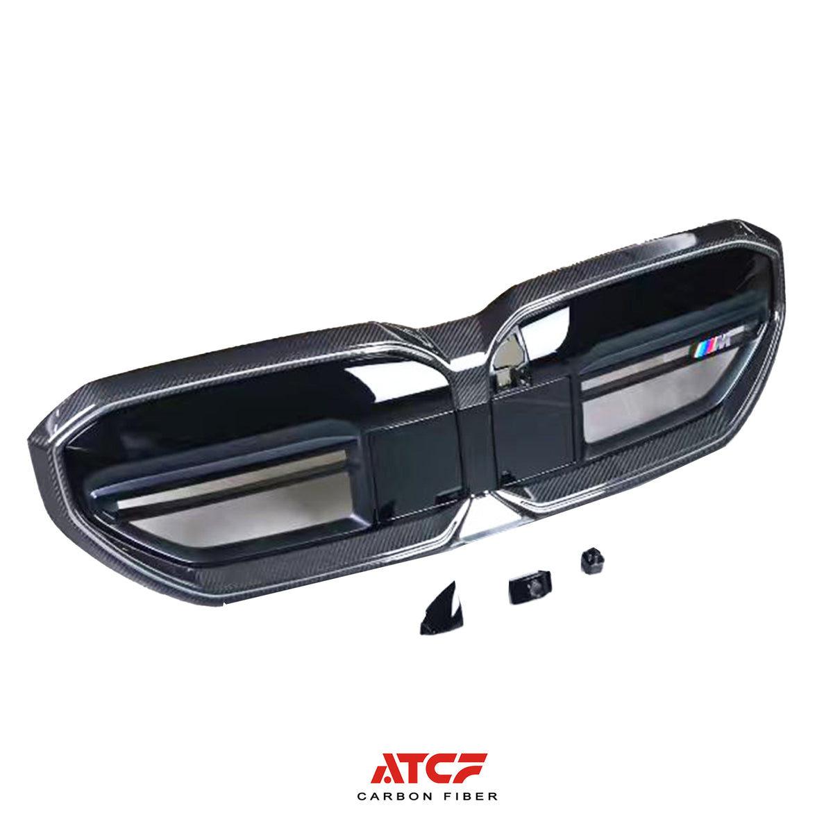 BMW G90 M5  Carbon Fiber Front grill & Front  lower bumper Grille