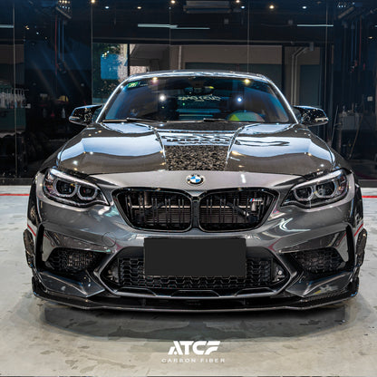Labbro anteriore in fibra di carbonio a secco BMW F87 KB