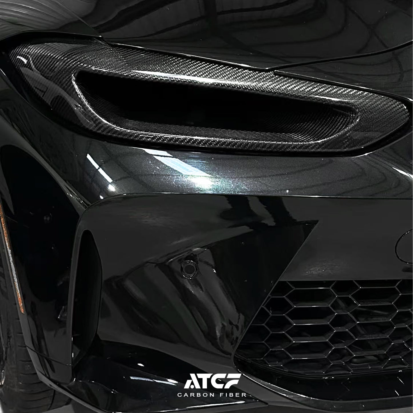 BMW G80 G82 M3M4Carbon Fiber  Headlight Delete Intake Duct