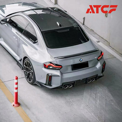 Profili paraurti posteriore in fibra di carbonio per BMW G87 M2