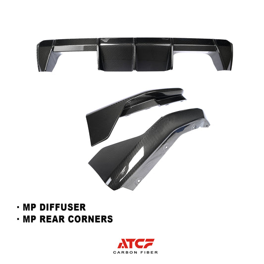 BMW  G80/G82 Carbon fiber MP Diffuser Set