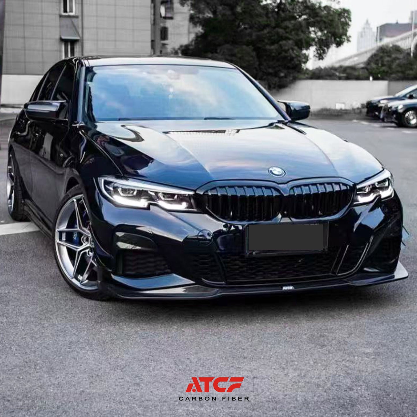 Labbro anteriore in fibra di carbonio per BMW G22 G23