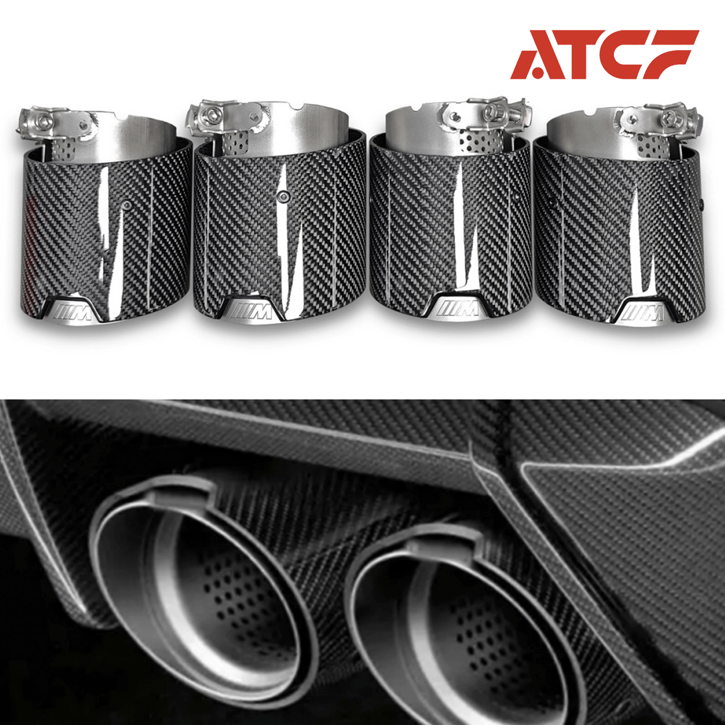 BMW G80/G81/G82/G83/G87 Carbon Fiber  Exhaust Tips