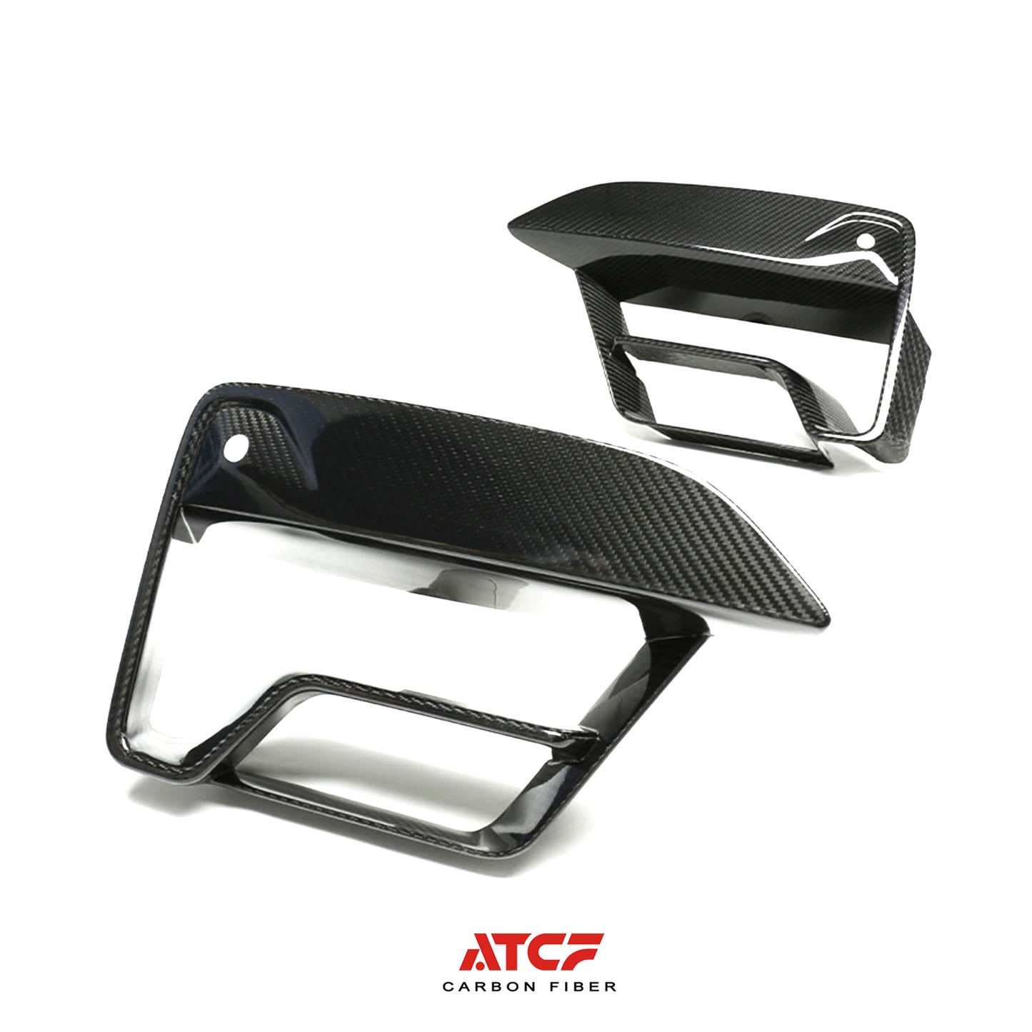 BMW F90 M5 LCI Foglamp Cover Carbon Fiber  Add-on Style